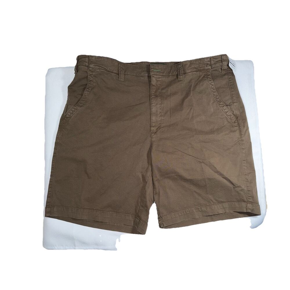 Orvis NWT Men’s Montana Morning EZ Waist Shorts Mushroom Brown Stretch Size 40